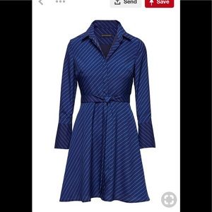 Banana Republic Easy Care Shirt Dress Size 0